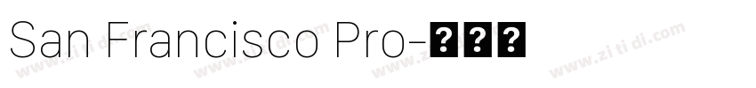 San Francisco Pro字体转换 San Francisco Pro字体转换